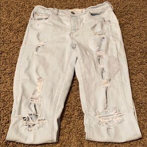 Garage- high rise ripped skinny’s